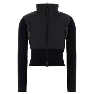Moncler Women Grenoble: Padded Zip-Up Cotton Cardigan